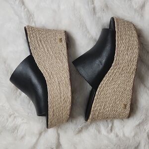 MICHAEL KORS MK espadrille wedges black